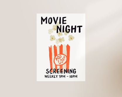 Movie Night Print