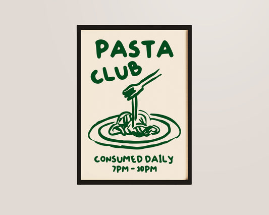 Pasta Club Print