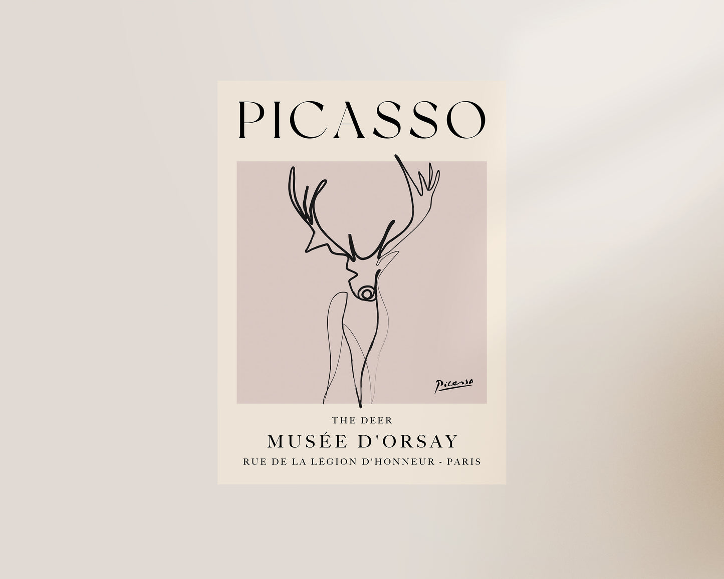 Picasso The Deer Art Print