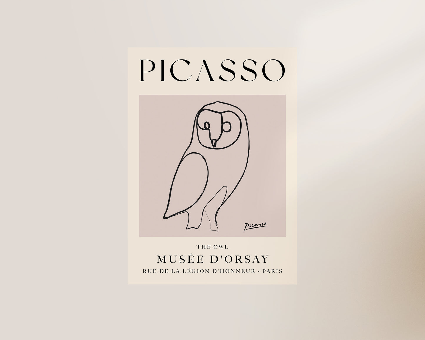 Picasso The Owl Art Print