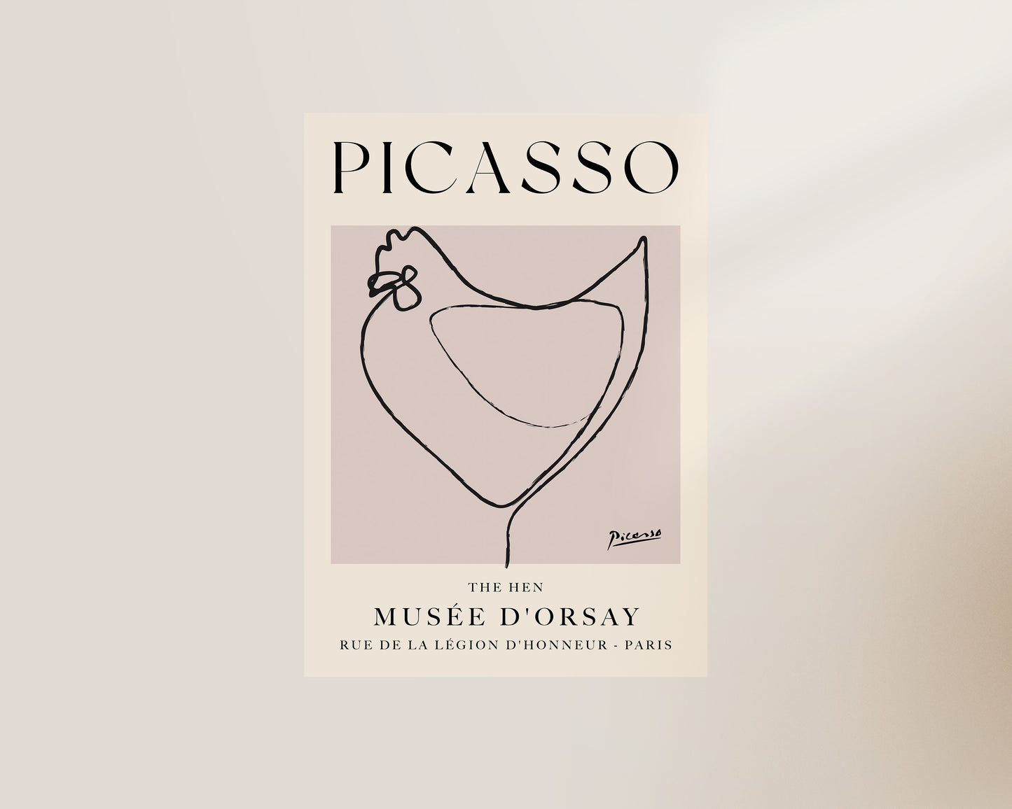 Picasso The Hen Art Print