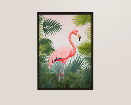 Flamingo Print