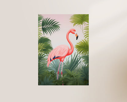 Flamingo Print