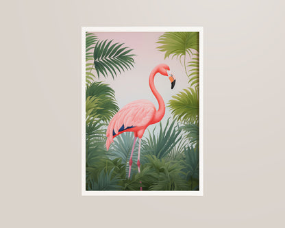 Flamingo Print
