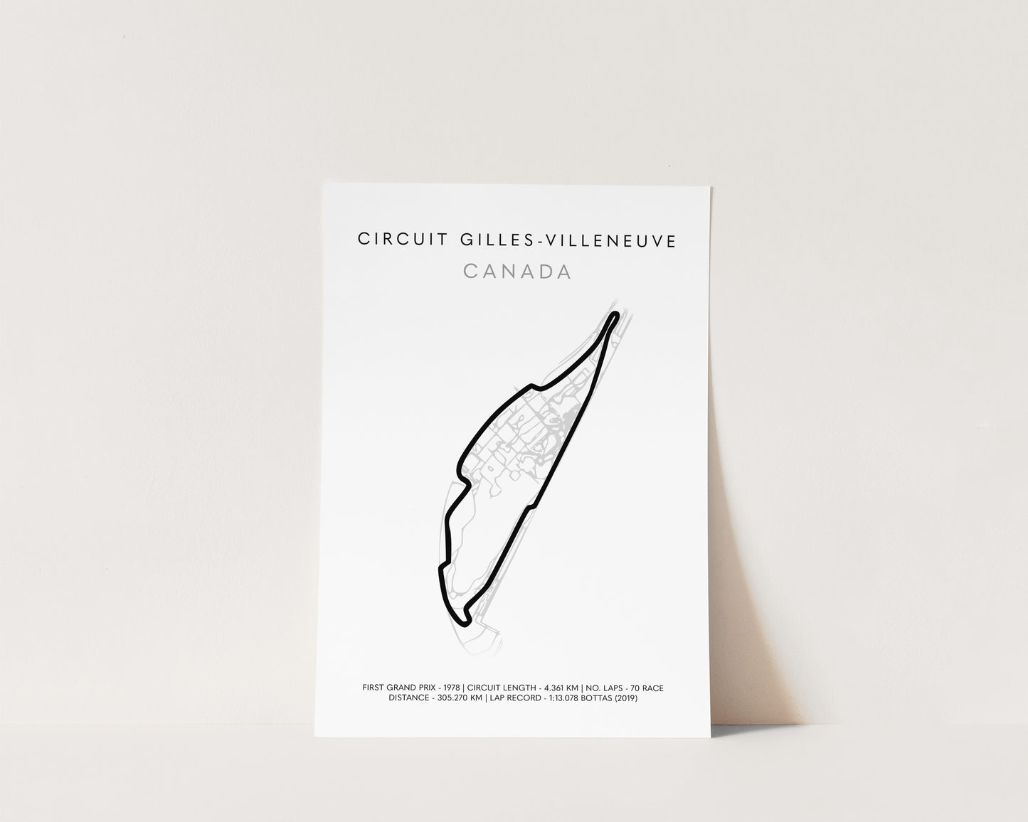 F1 Canada Grand Prix Poster