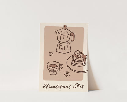 Breakfast Club Dainty Wall Art Print