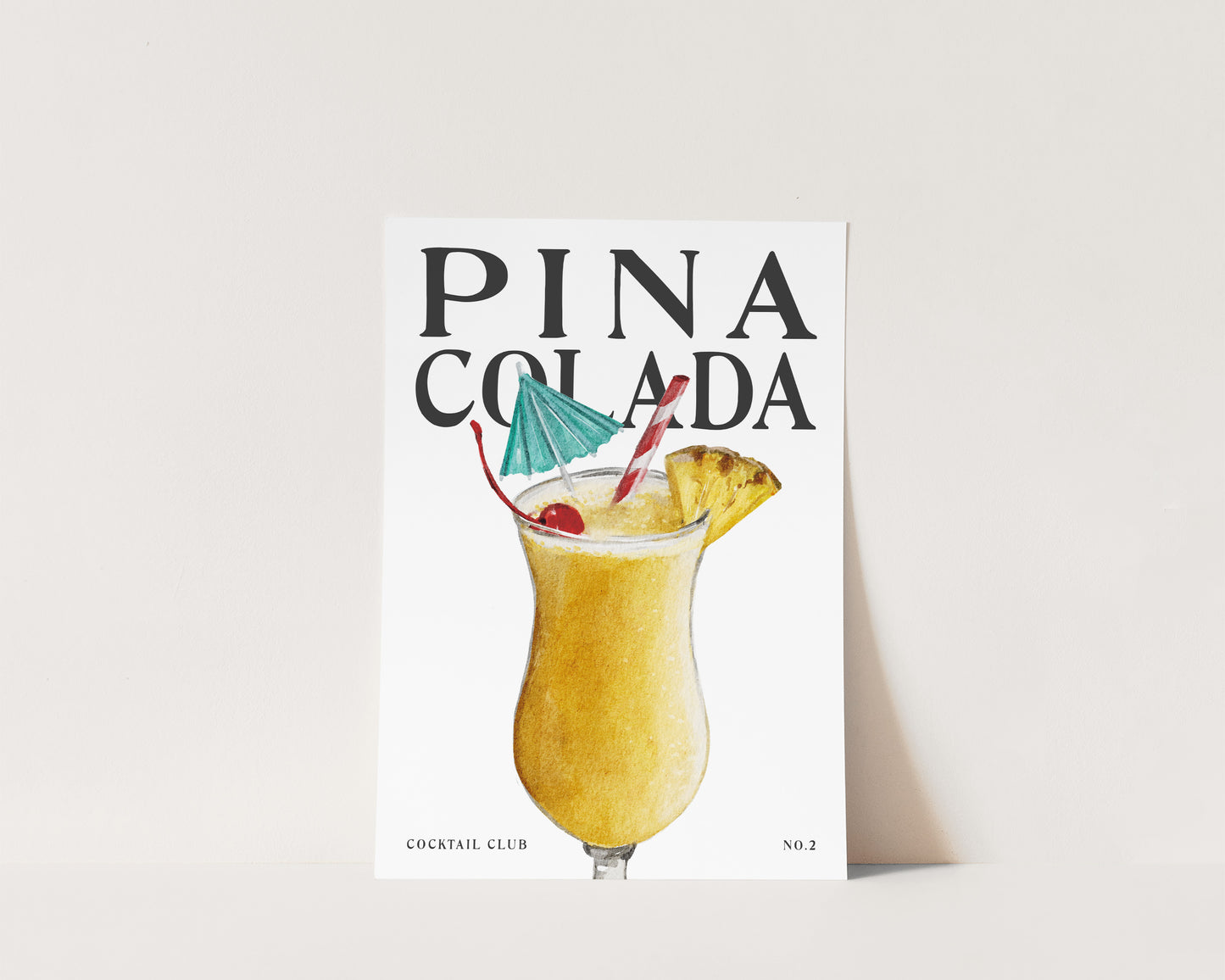 Pina Colada Wall Art Print