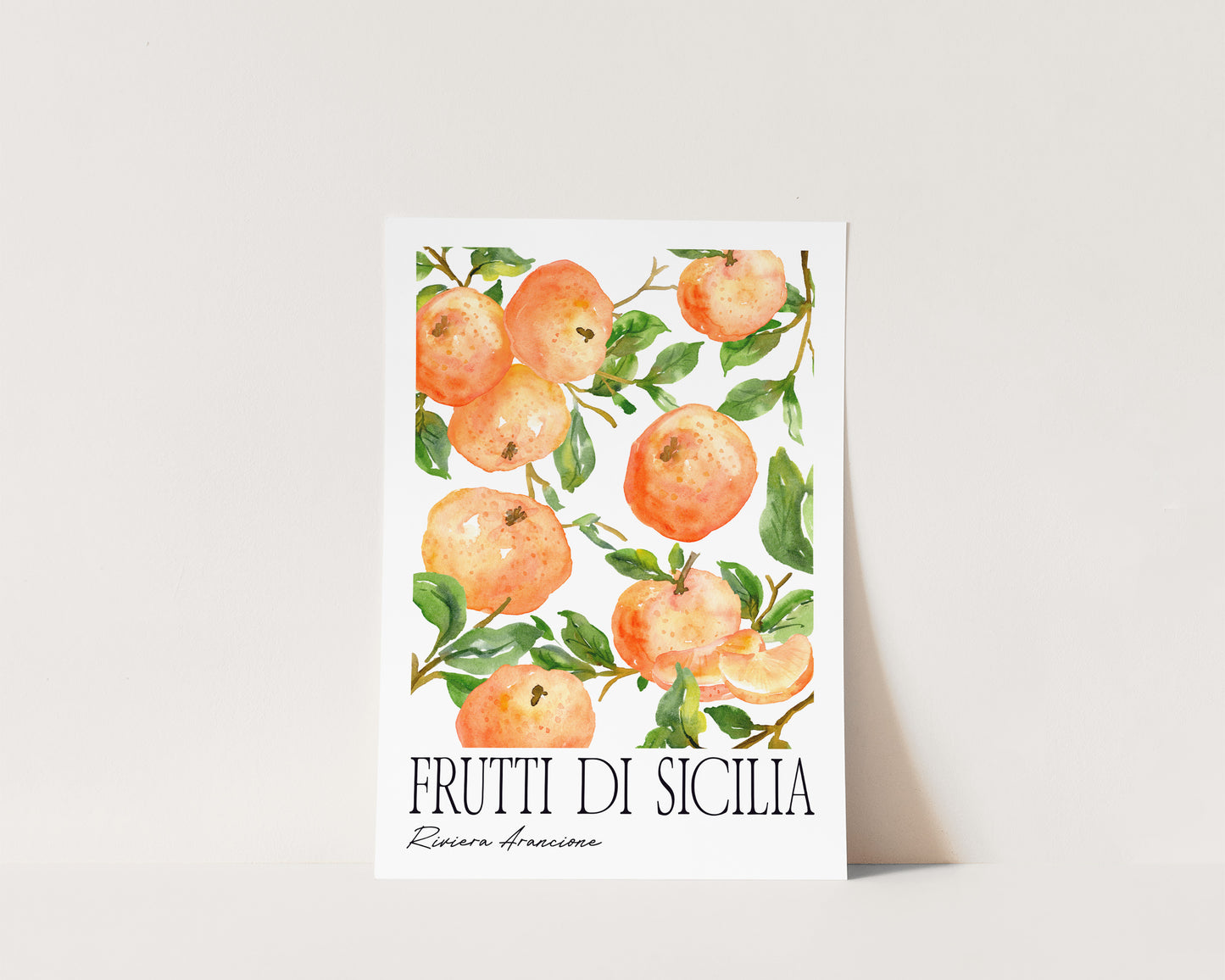 Frutti Di Sicillia Orange Art Wall Art Print