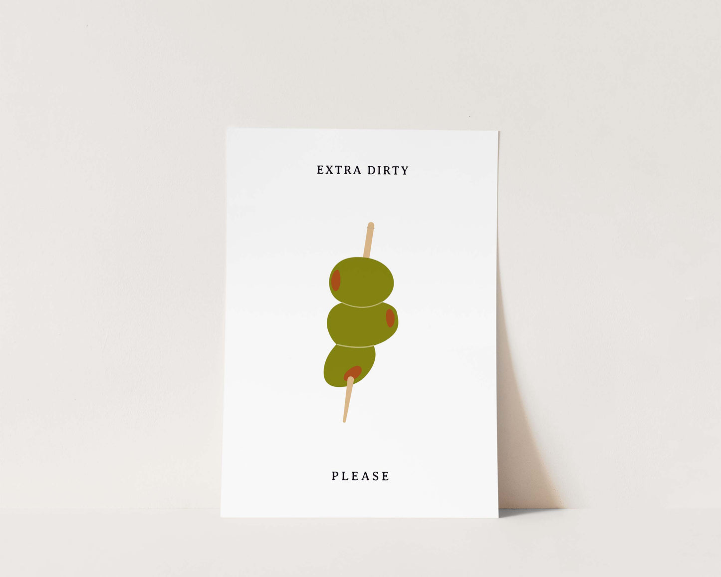 Extra Dirty Please Wall Art Print