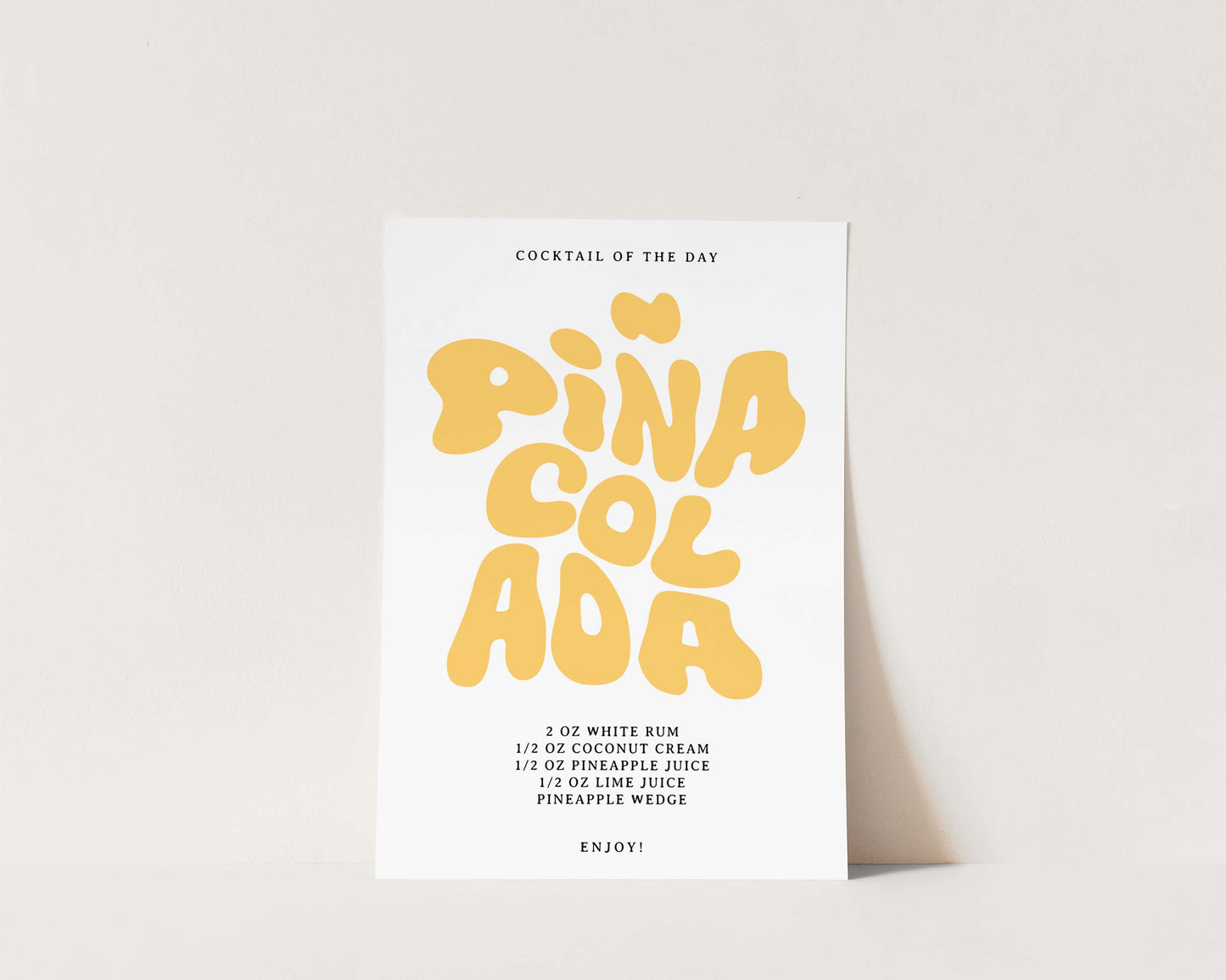 Pina Colada Wall Art Print