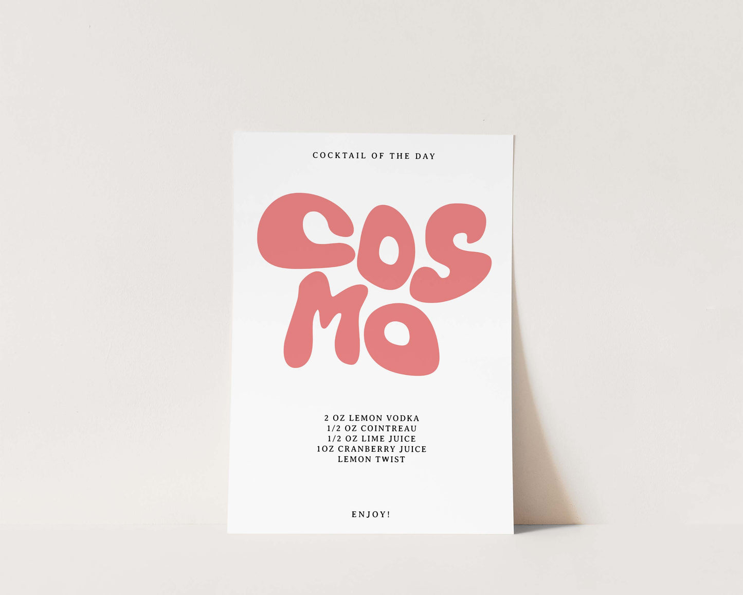 Cosmopolitan Wall Art Print