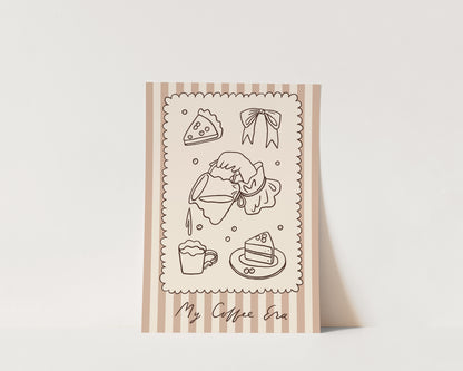 My Coffee Era Wall Art Print