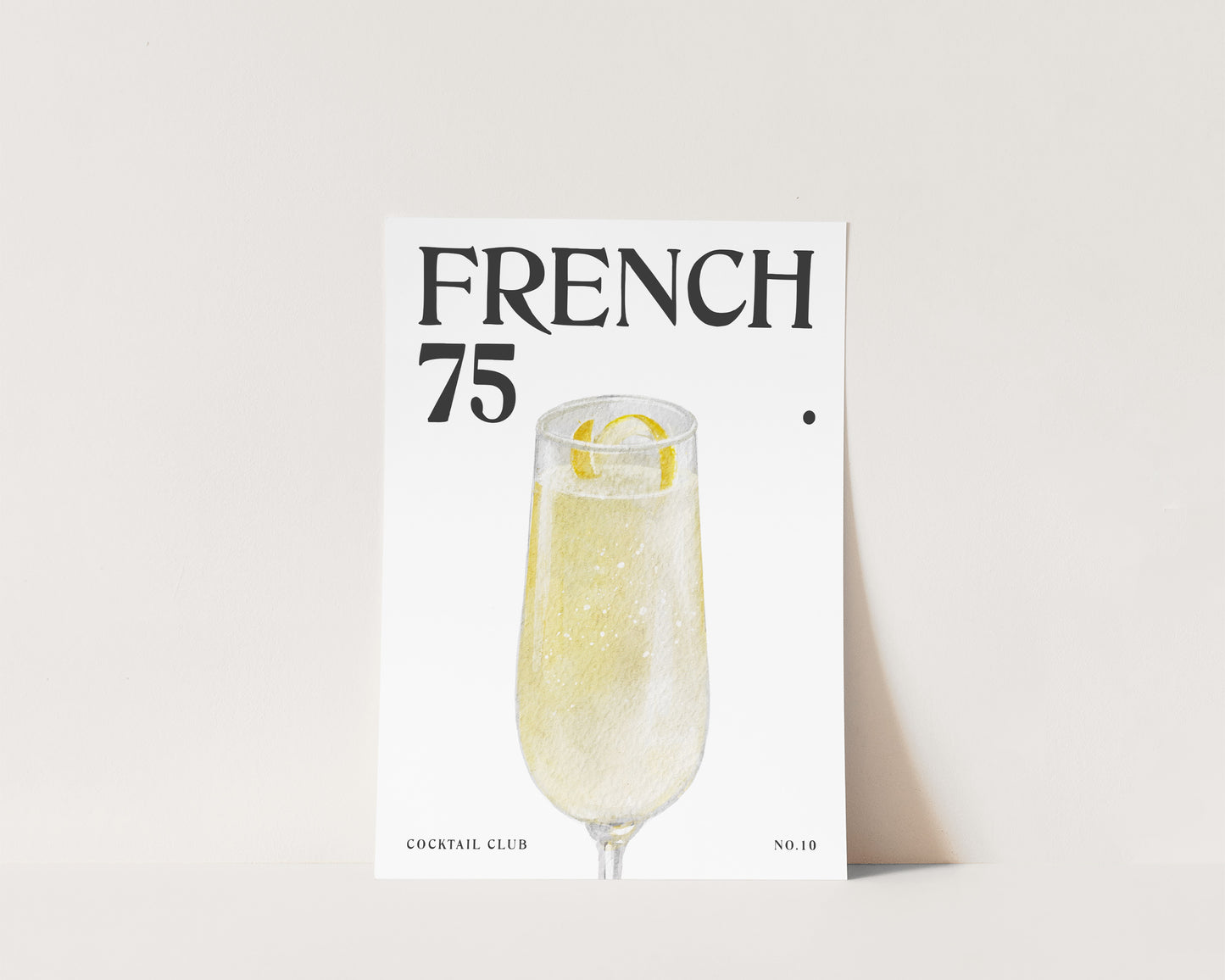 French 75 Wall Art Print