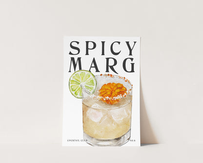 Spicy Marg Wall Art Print