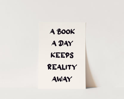 A Book A Day Wall Art Print