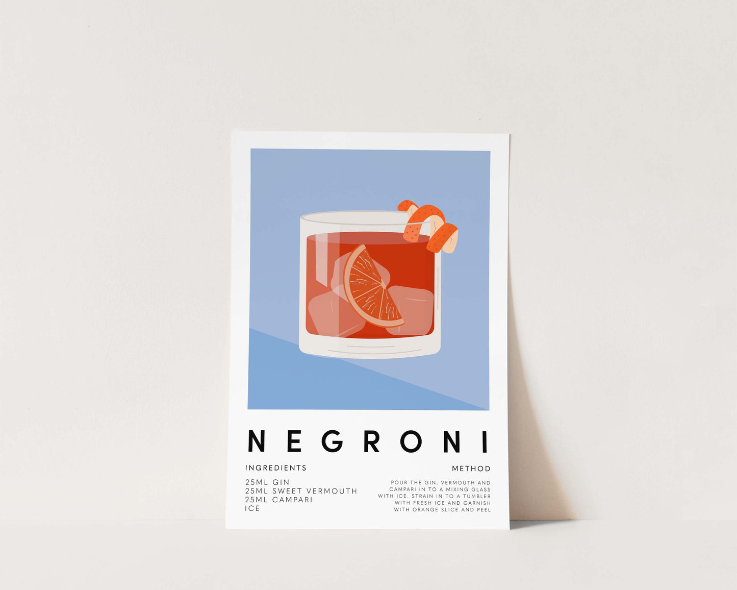 Negroni Wall Art Print