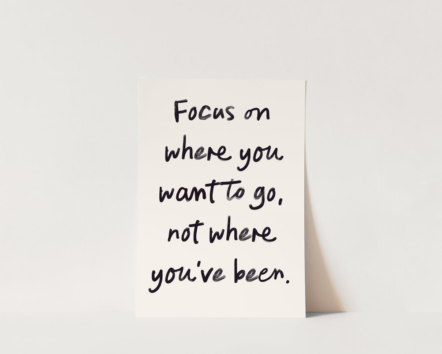 Focus Quote Wall Art Print