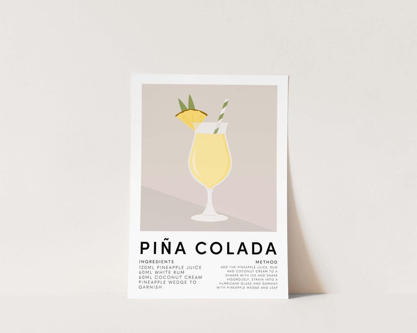 Pina Colada Wall Art Print