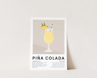 Pina Colada Wall Art Print