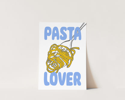 Pasta Lover Fork Wall Art Print