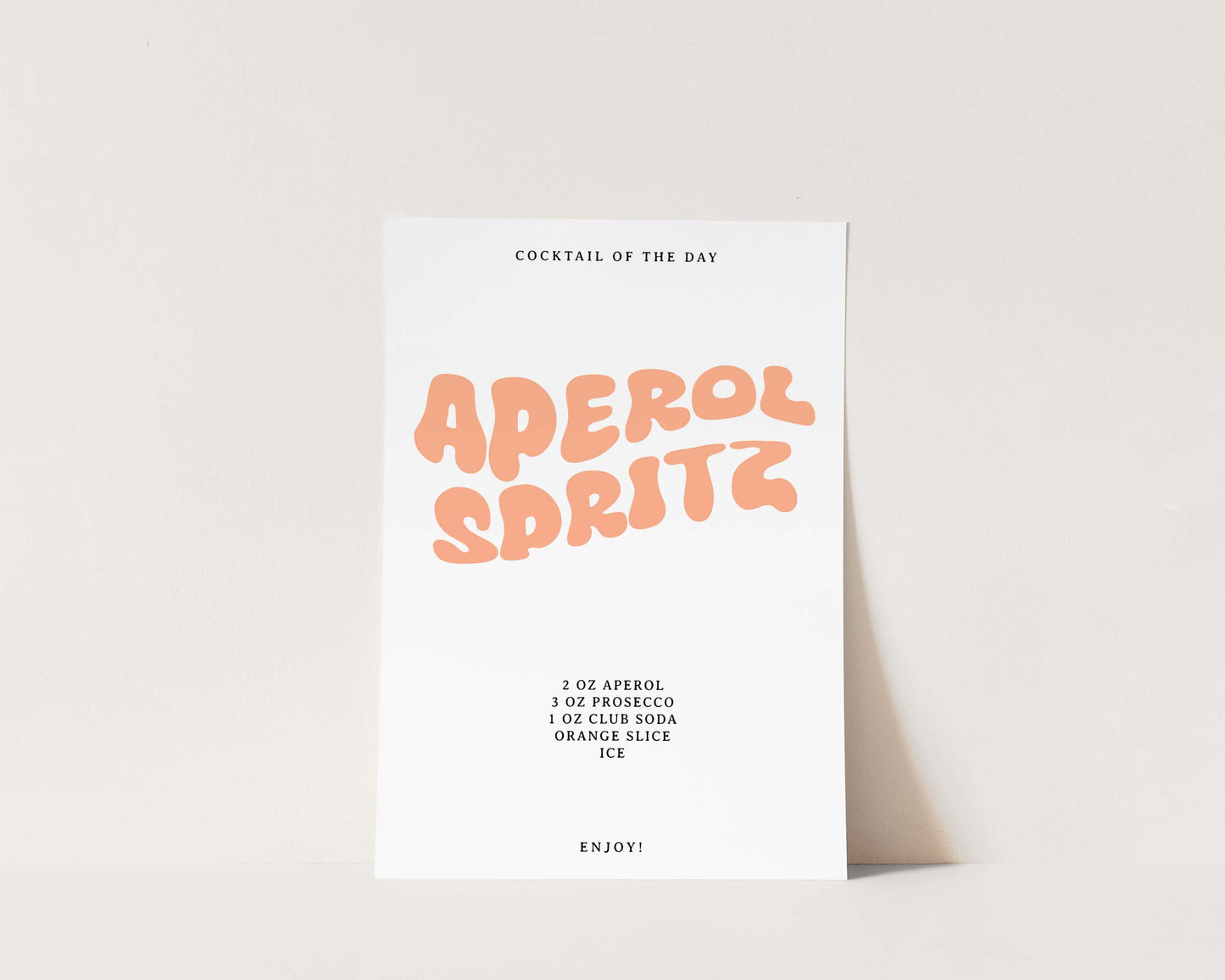 Aperol Spritz Wall Art Print