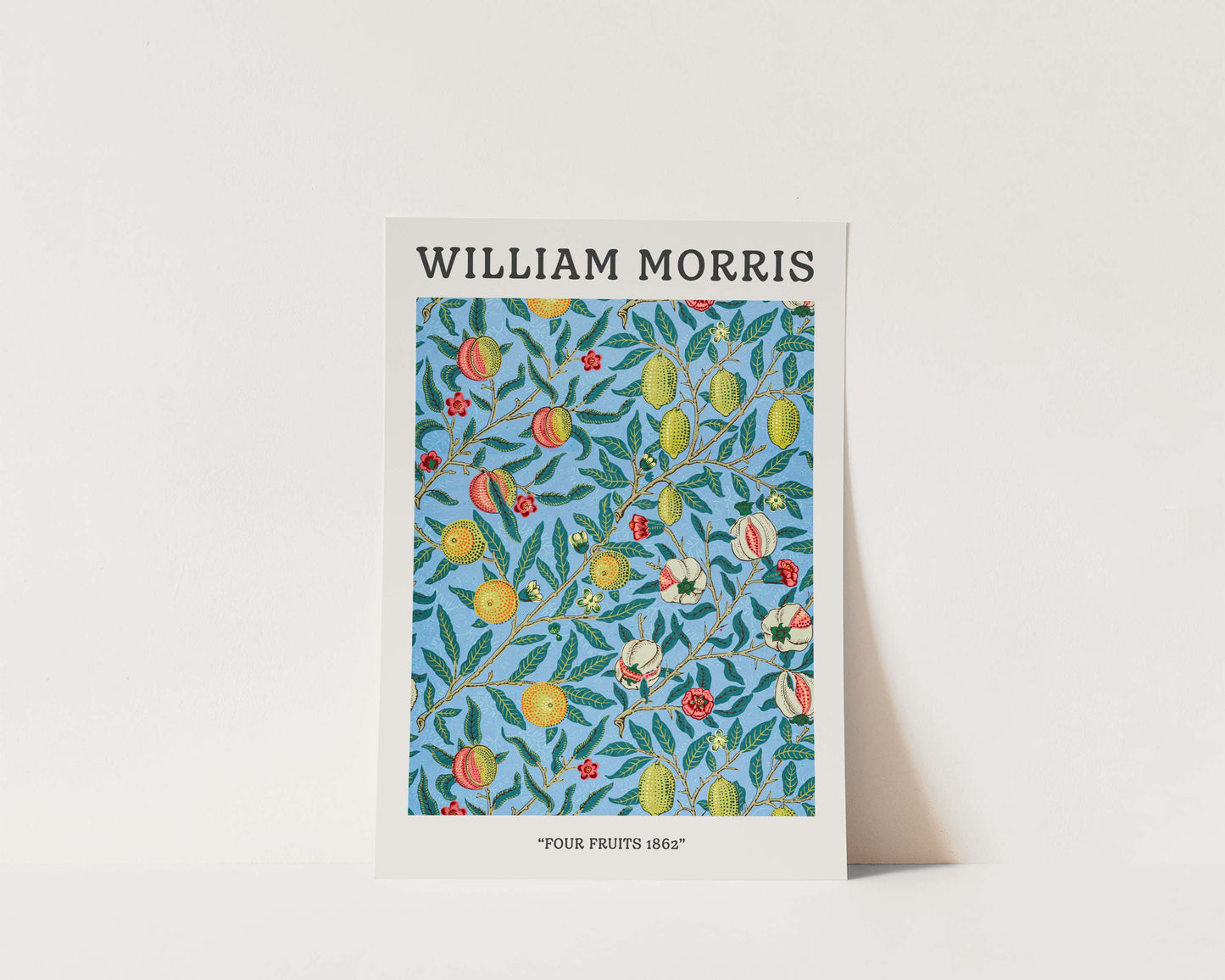 William Morris Four Fruits 1862 Art Wall Art Print