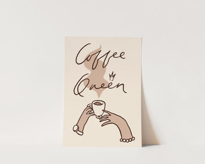 Coffee Queen Wall Art Print
