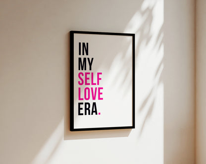 In My Self Love Era Art Wall Art Print