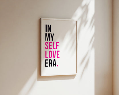 In My Self Love Era Art Wall Art Print