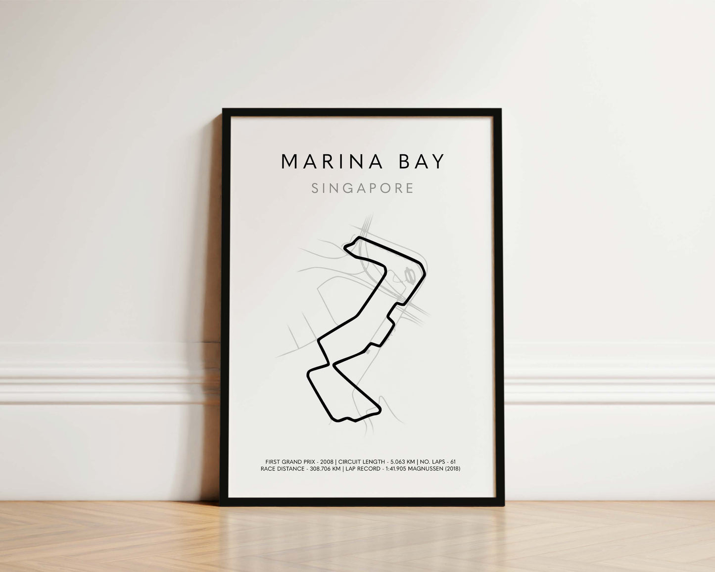 F1 Marina Bay Singapore Grand Prix Poster