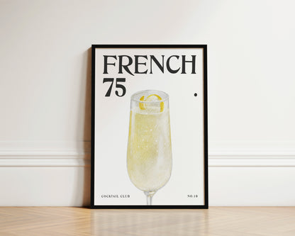 French 75 Wall Art Print