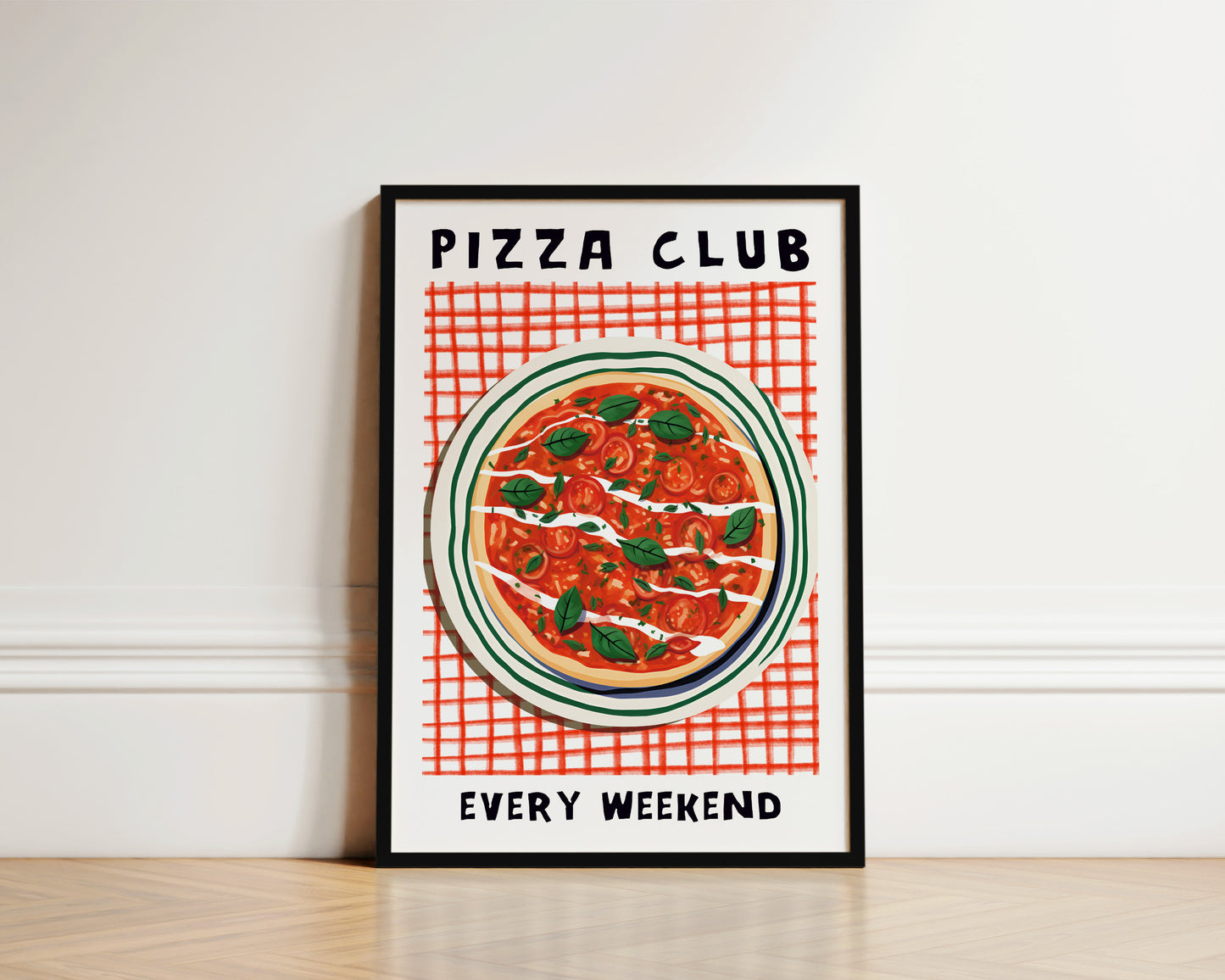 Pizza Club Italy Print