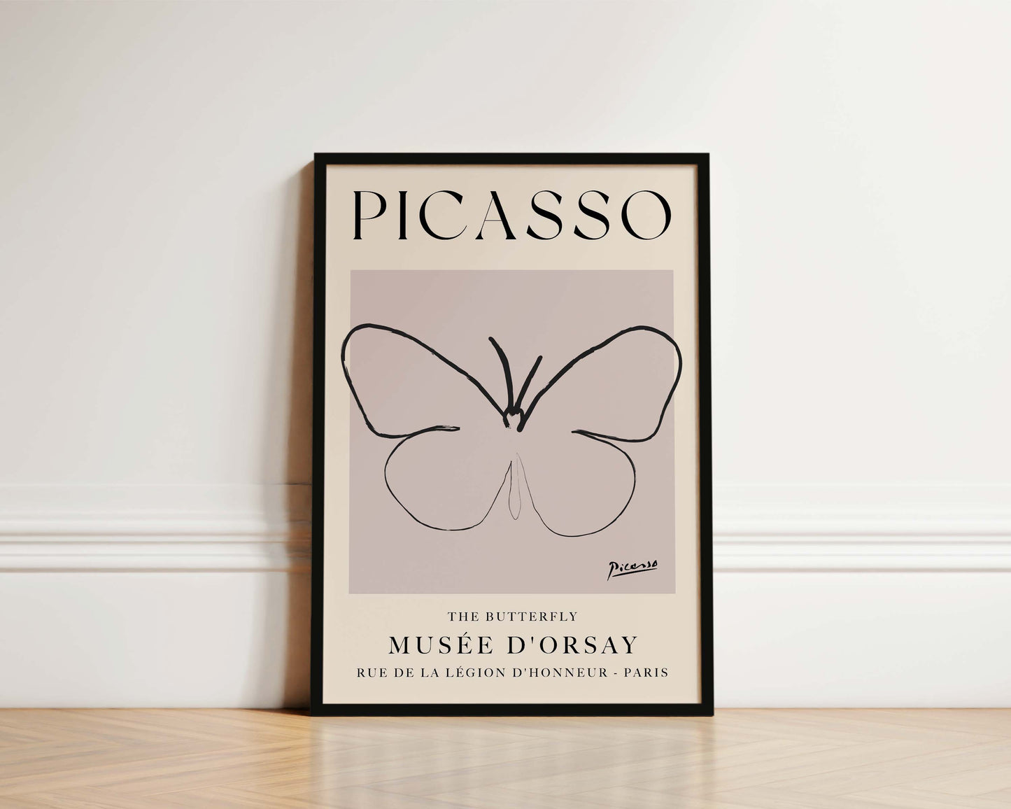 Picasso Butterfly Art Print