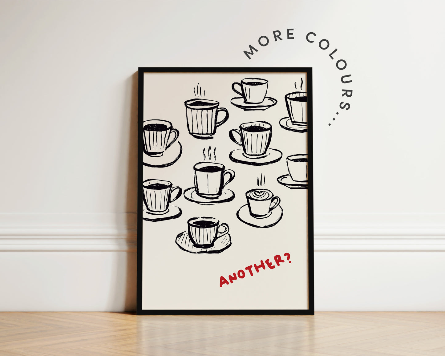 Another Coffee In Red Poster