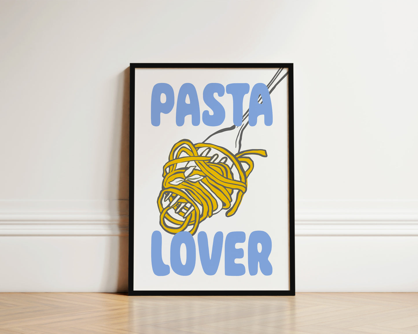 Pasta Lover Fork Print