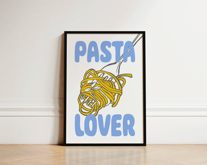 Pasta Lover Fork Wall Art Print