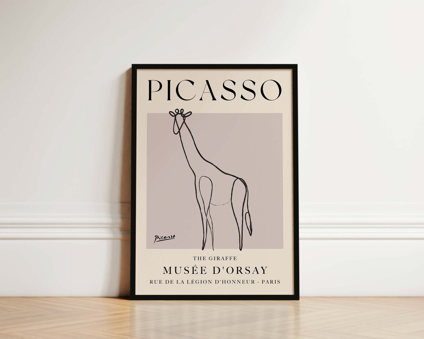 Picasso The Giraffe Art Print