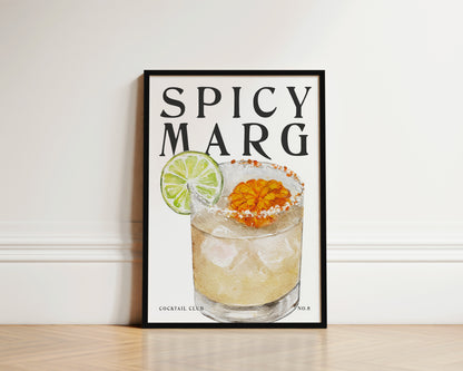 Spicy Marg Wall Art Print