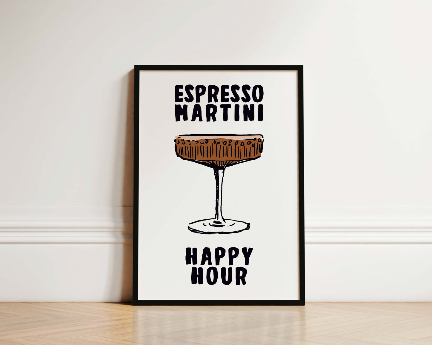 Espresso Martini Happy Hour Print