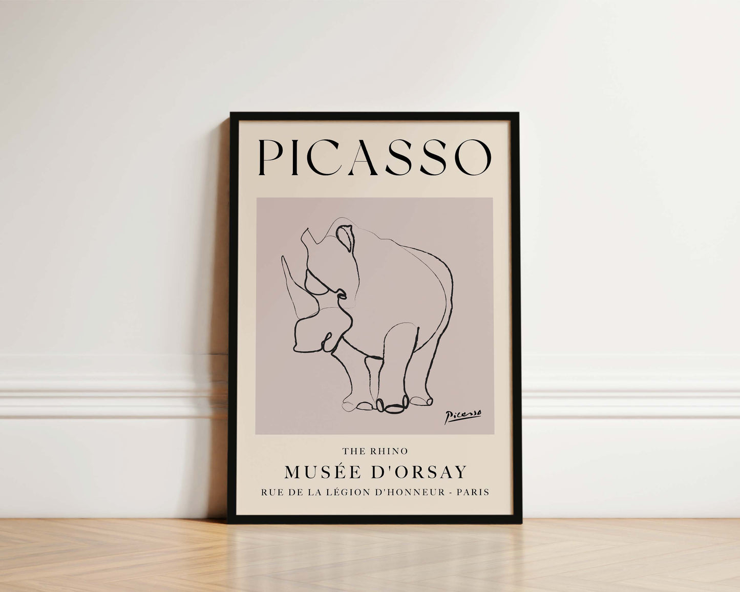 Picasso The Rhino Art Print