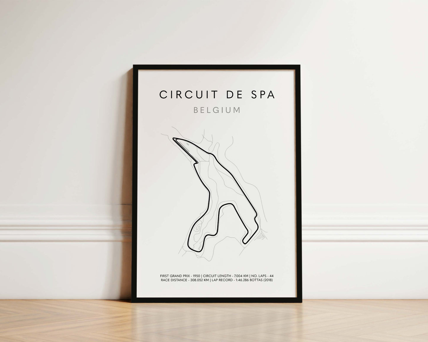 F1 Spa Belgium Grand Prix Poster