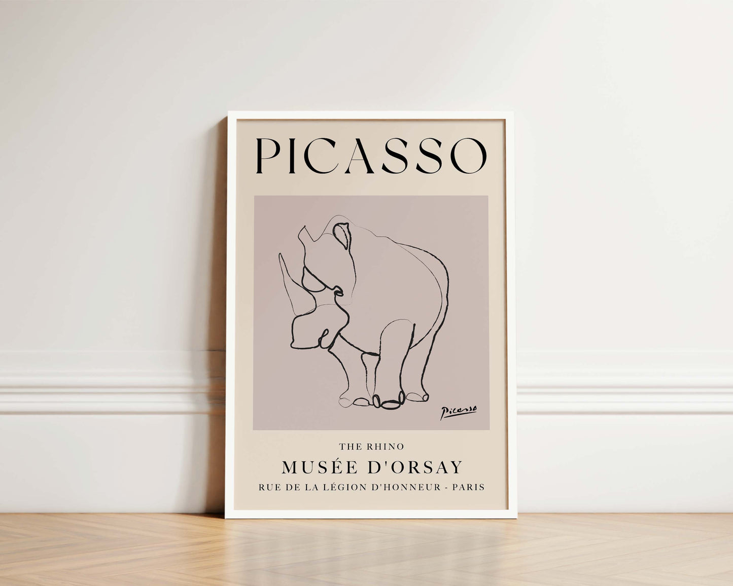 Picasso The Rhino Art Print