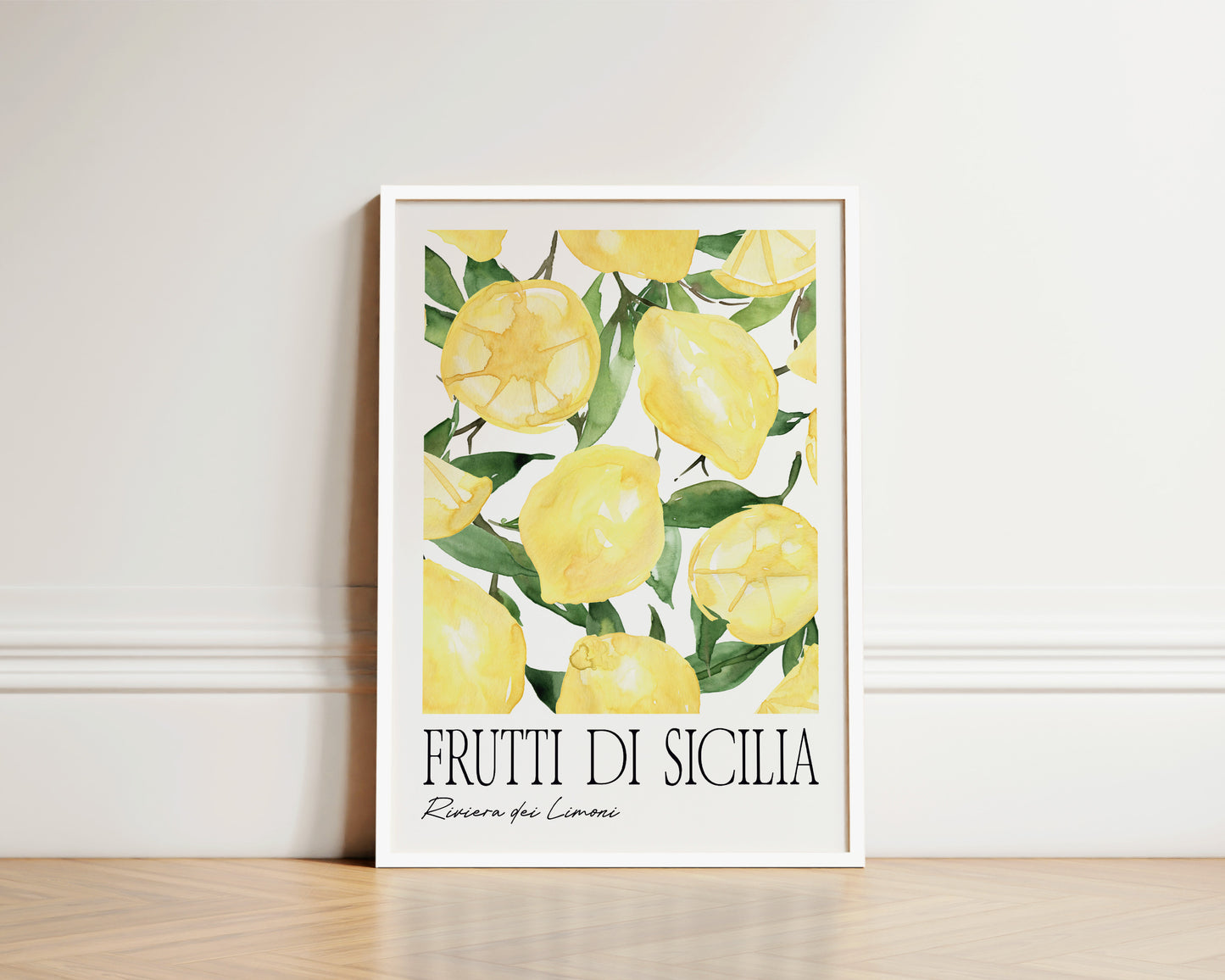 Frutti Di Sicillia Lemon Art Print