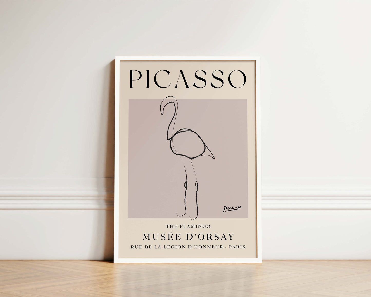 Picasso The Flamingo Art Print