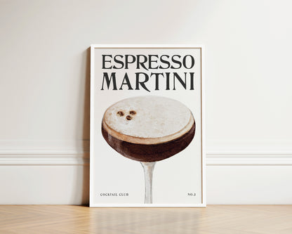 Espresso Martini Wall Art Print