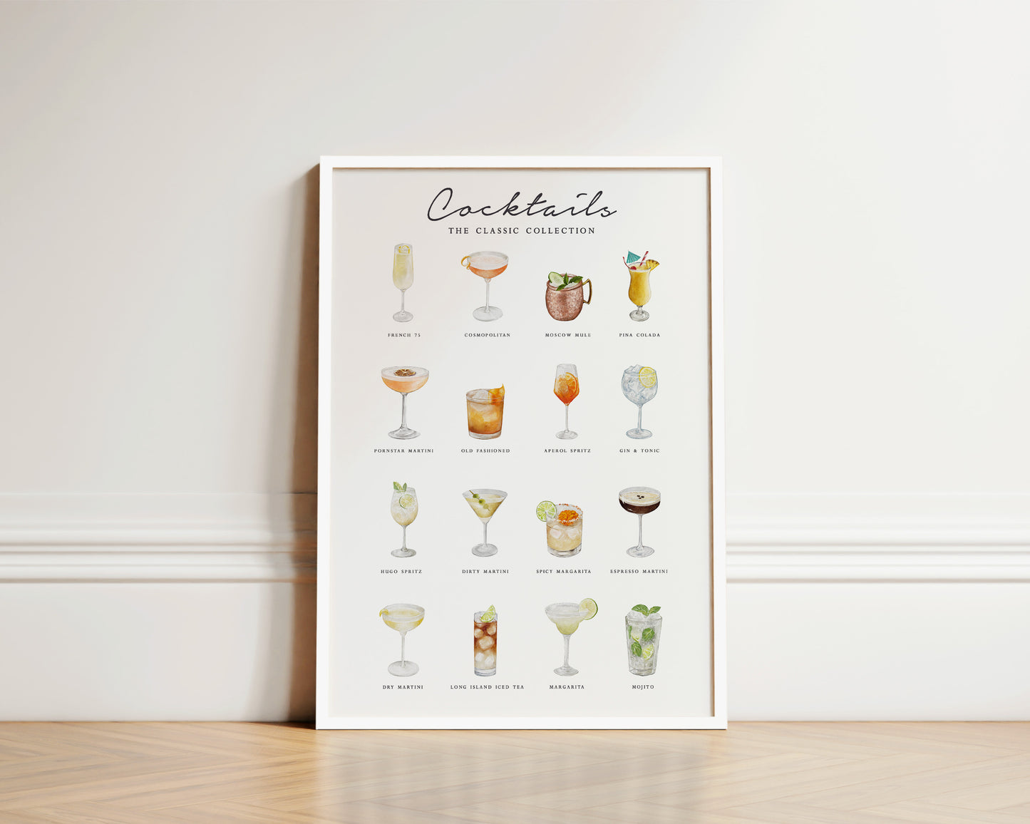 Cocktail Menu Poster