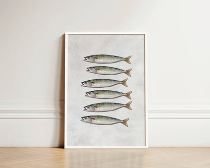 Mackerel Wall Art Print