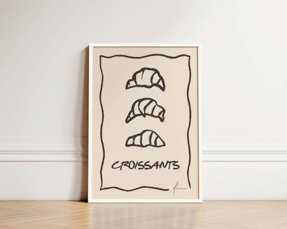 Croissants Wall Art Print