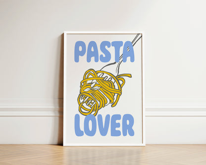 Pasta Lover Fork Wall Art Print