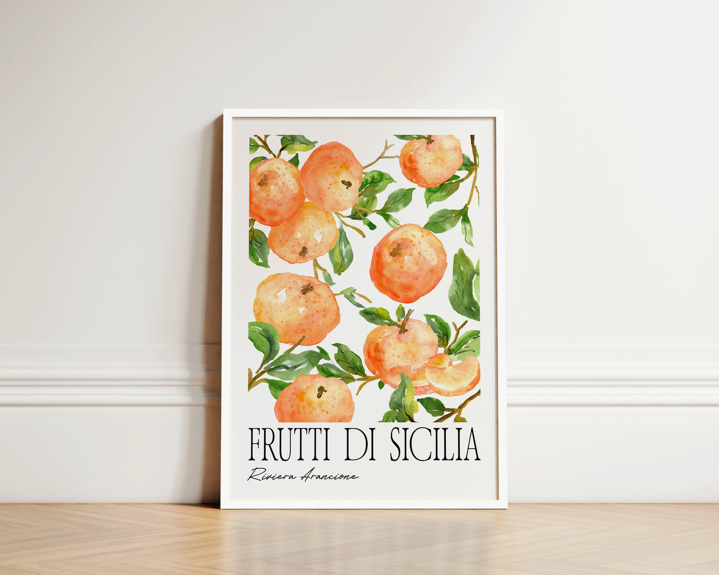 Frutti Di Sicillia Orange Art Print